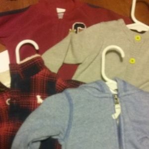 Size 6M Infant Boys 4 Sweater Bundle by Carters